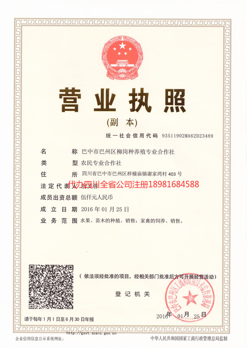 儋州儋州柳岗种养殖专业合作社